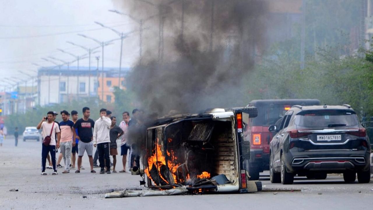 Violence in Manipur. Credit: AFP Photo