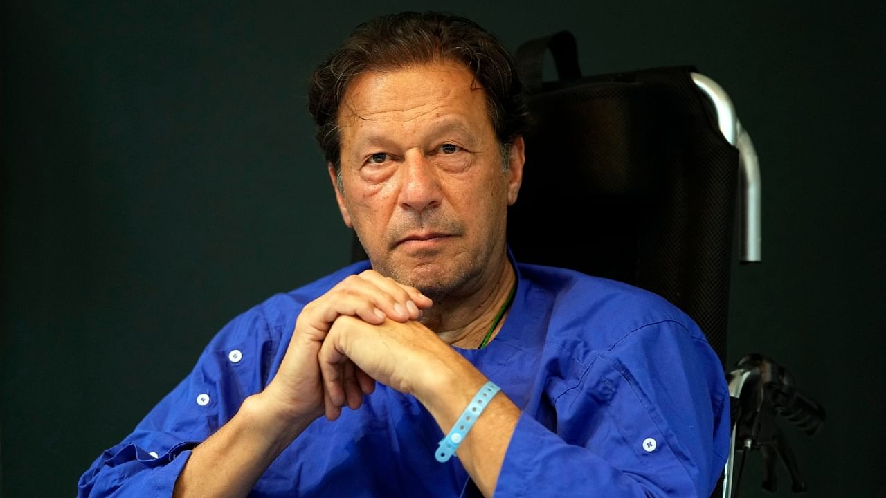 Pakistan's former prime minister Imran Khan. Credit: AP/PTI Photo