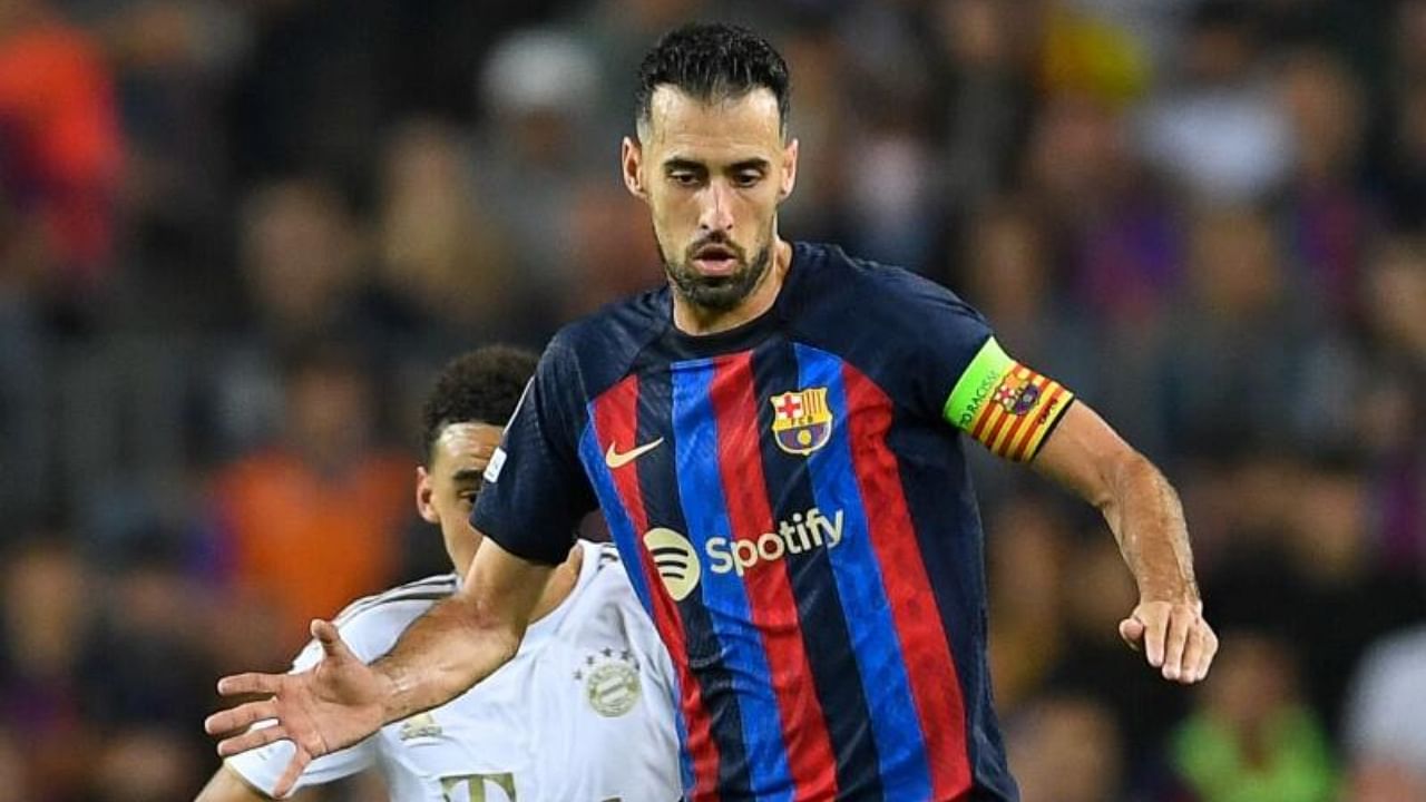 Busquets, 34, began his youth career at Barcelona in 2005 before making his first-team debut in 2008. Credit: AFP Photo