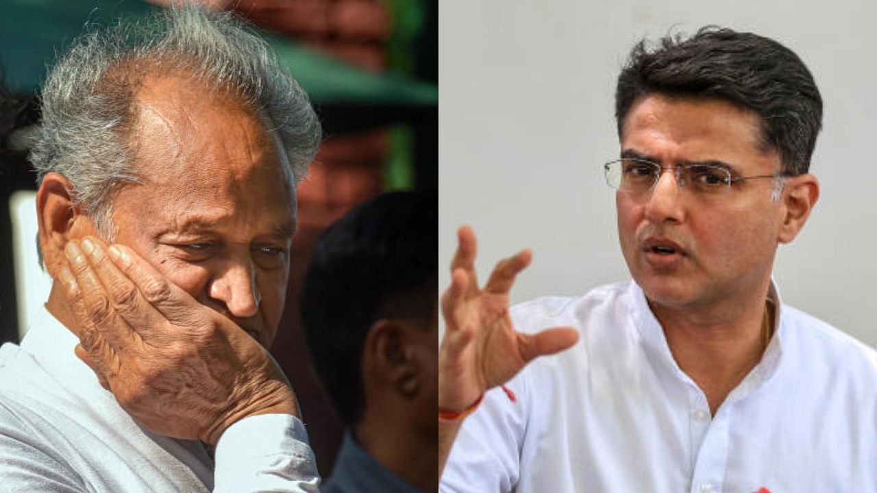 Ashok Gehlot (left) and Sachin Pilot (right). Credit: PTI Photos