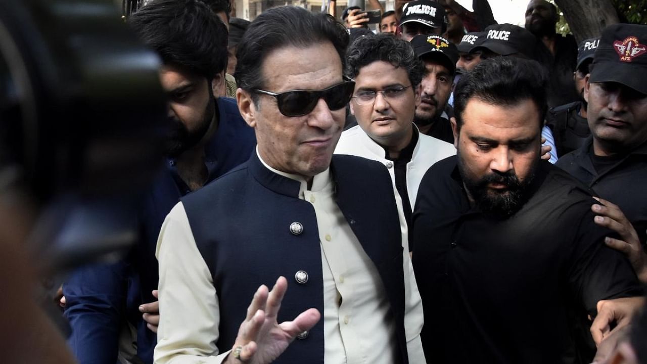 Former Pakistan prime minister Imran Khan. Credit: AP/PTI File Photo