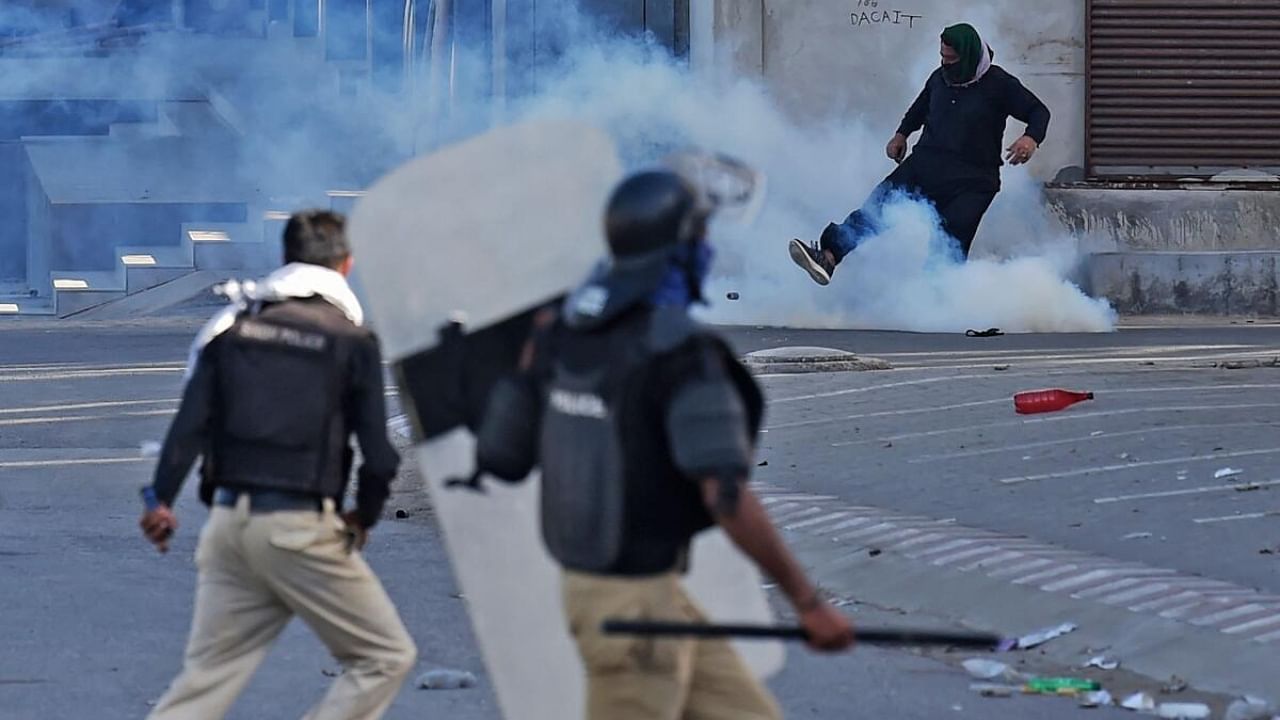 Pakistan has been witnessing massive protests since Imran Khan's arrest. Credit: AFP Photo
