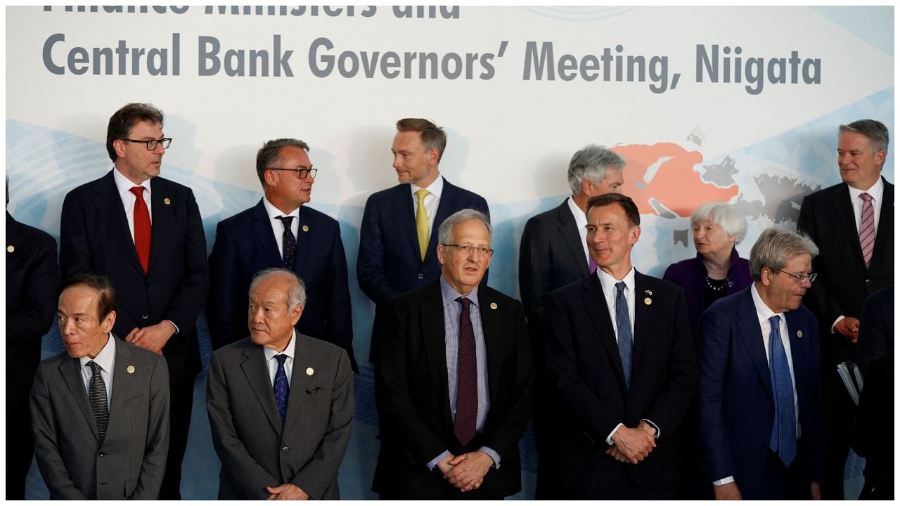 G7 Finance ministers and Central Bank governors' meeting in Niigata. Credit: Reuters