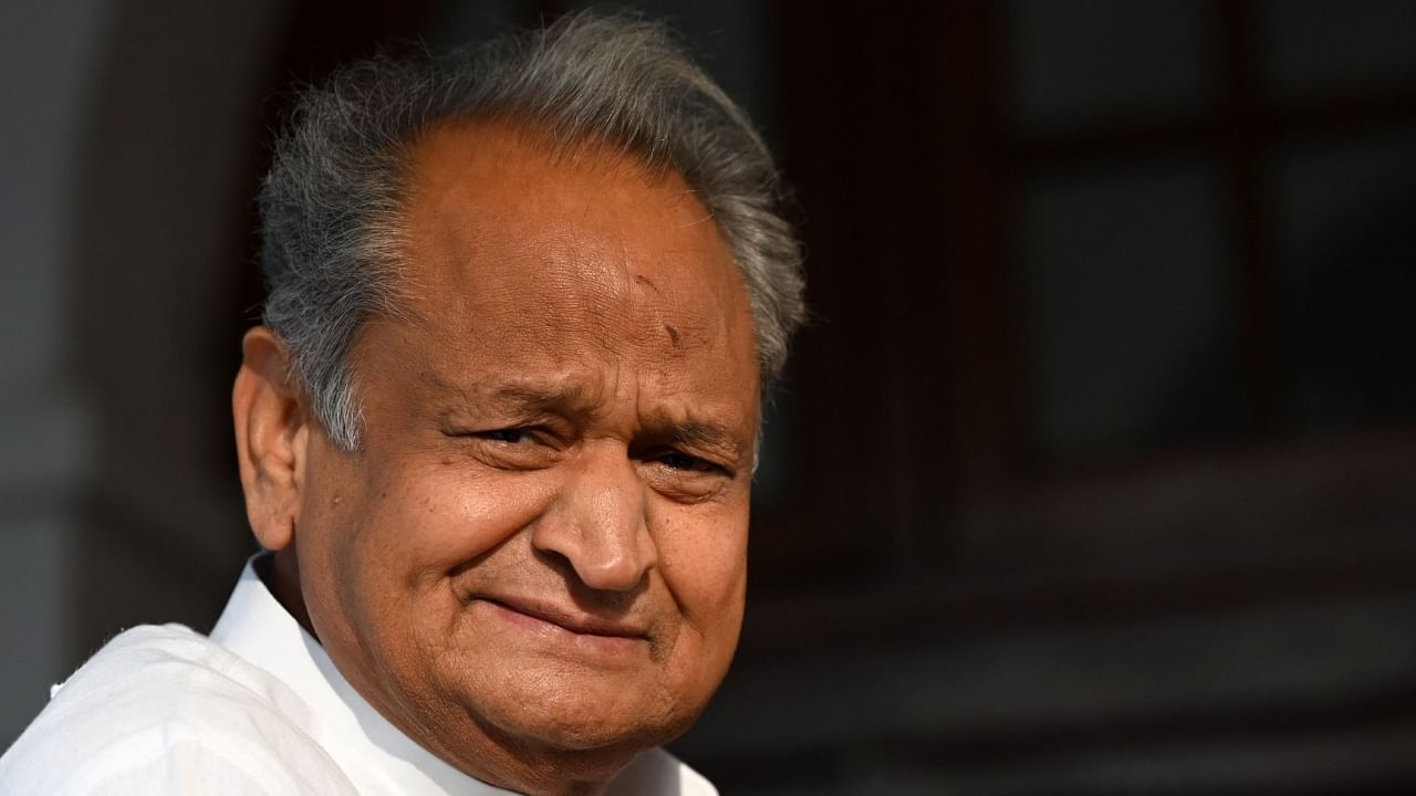 Rajasthan Chief Minister and Congress leader Ashok Gehlot. Credit: AFP File Photo