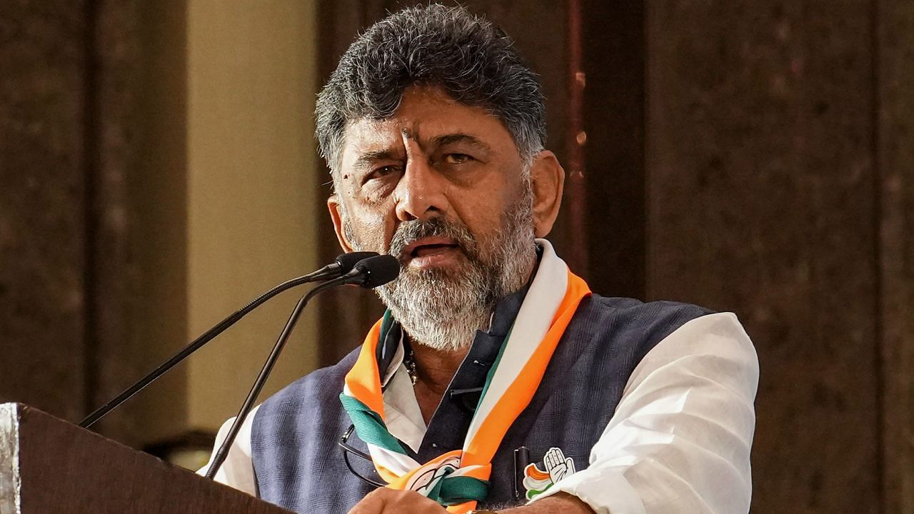 D K Shivakumar. Credit: PTI Photo