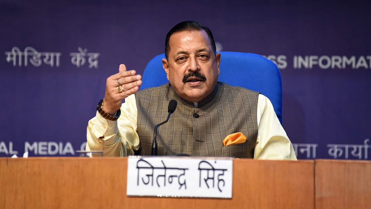  Union Minister of State for Science & Technology and Earth Sciences Jitendra Singh. Credit: PTI Photo