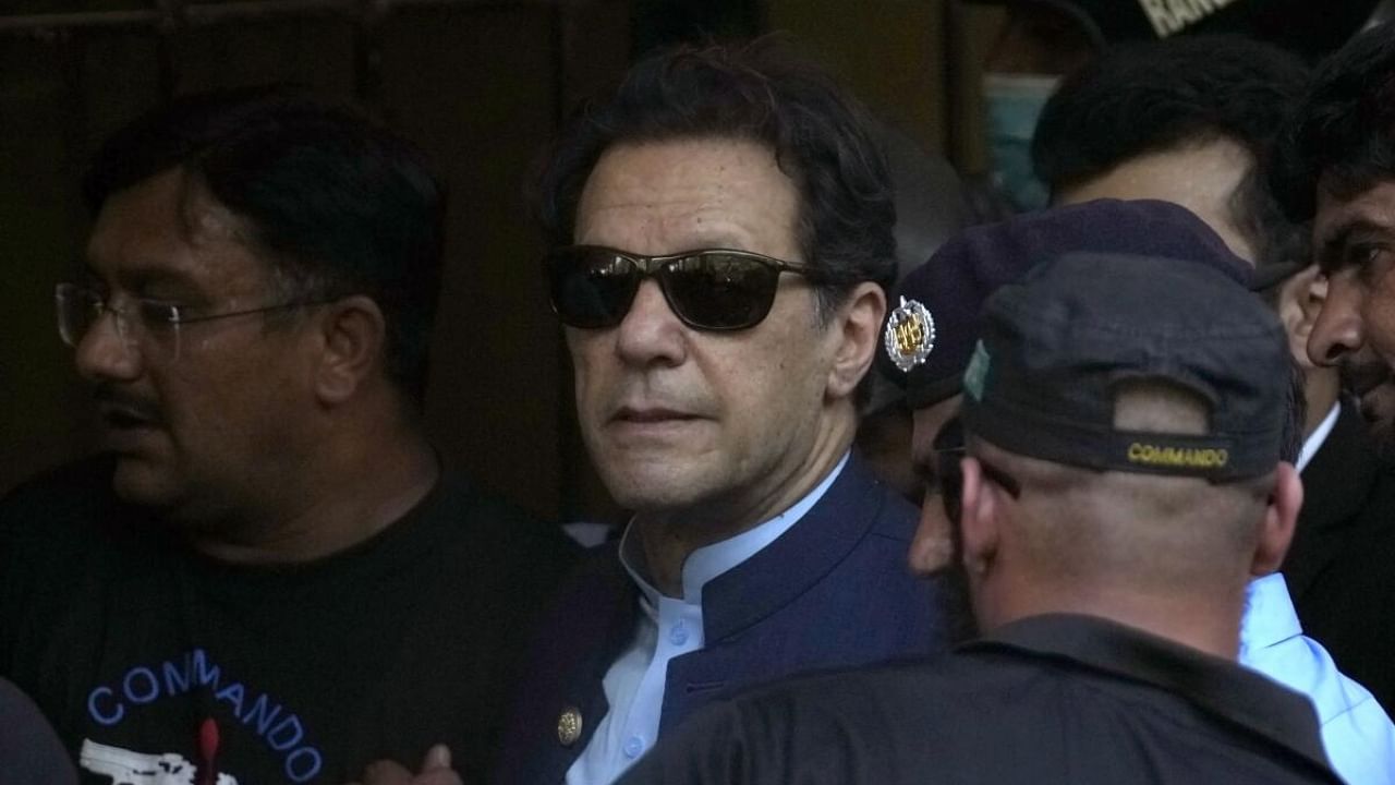 Pakistan's former Prime Minister Imran Khan. Credit: AP/PTI Photo
