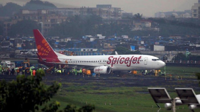 A SpiceJet passenger aircraft. Credit: Reuters File Photo 