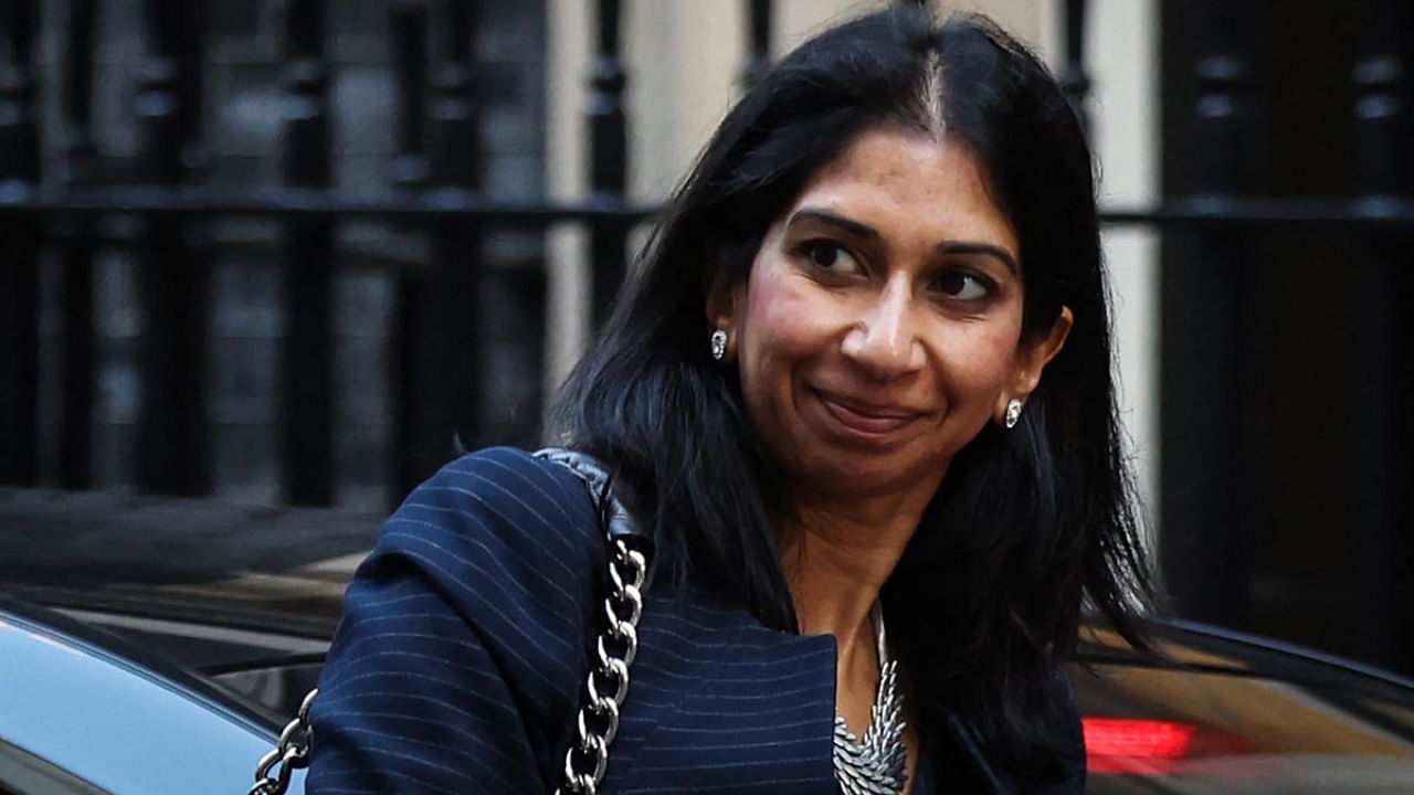 Britain's Home Secretary Suella Braverman. Credit: AFP Photo