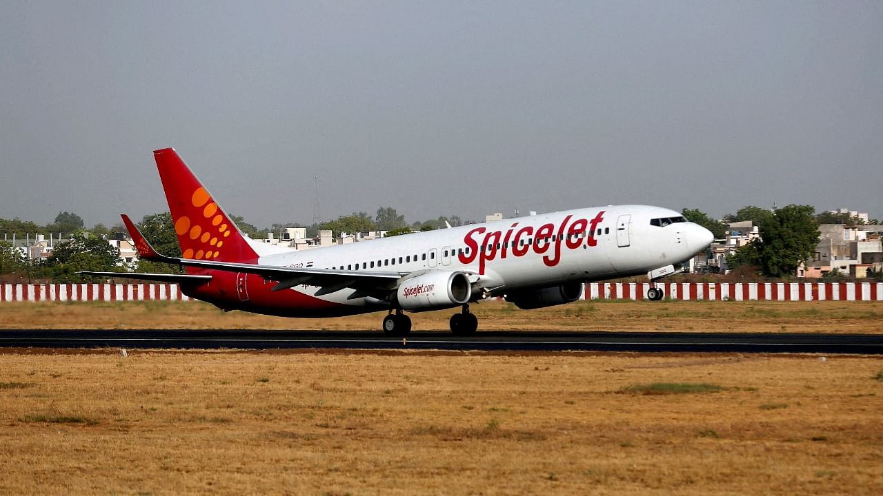 A SpiceJet Boeing 737 passenger aircraft. Credit: Reuters File Photo