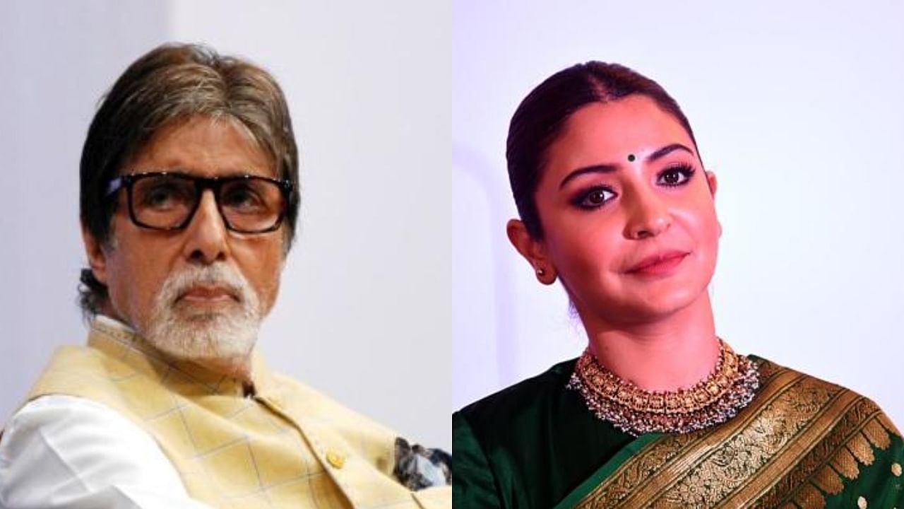 Amitabh Bachchan (left) and Anushka Sharma (right). Credit: AFP Photos