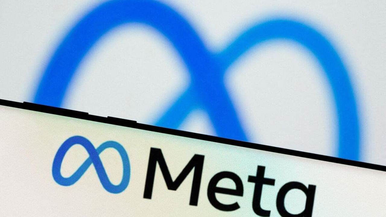 Meta Platforms Inc's logo is seen on a smartphone in this illustration picture taken October 28, 2021. Credit: Reuters Photo