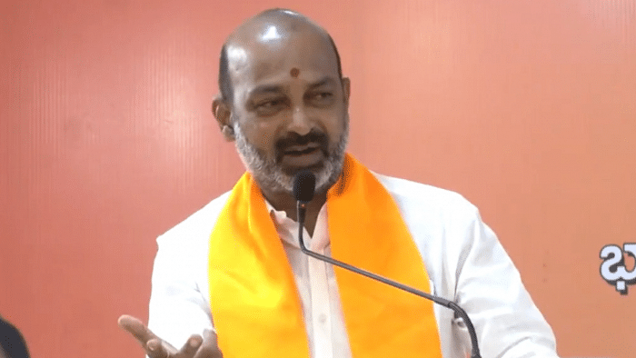 Speaking on the occasion, Telangana BJP president Bandi Sanjay Kumar said a massive rally of backward classes would be organised in Hyderabad soon to highlight the issues faced by backward classes. Credit: IANS File Photo