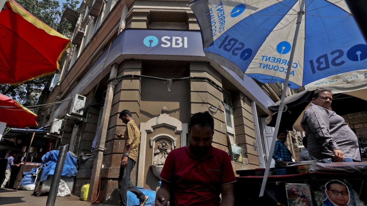 View of SBI branch office in Mumbai. Credit: Reuters Photo