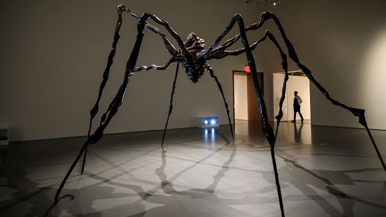 A monumental spider entitled 'Mother of All' by Louise Bourgeois. Credit: AFP Photo