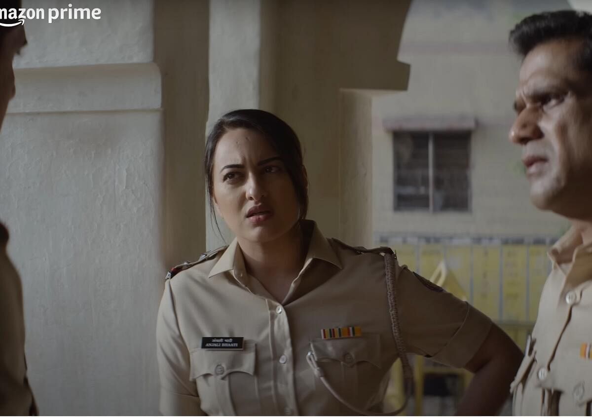 Sonakshi Sinha holds her own in 'Dahaad'.