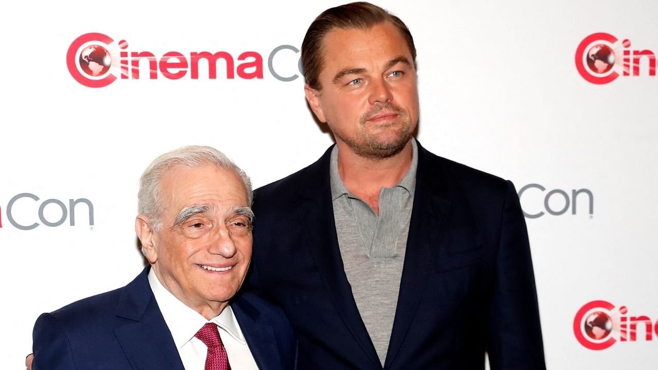 Martin Scorsese poses with actor Leonardo DiCaprio. Credit: Reuters File Photo