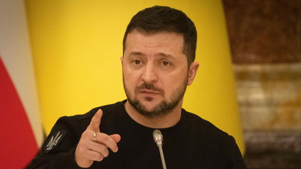 Ukraine President Volodymyr Zelenskyy. Credit: AP/PTI Photo