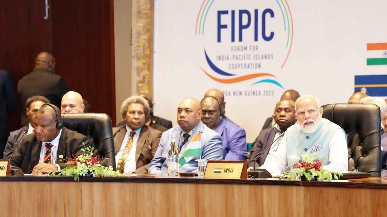 Prime Minister Narendra Modi co-chairs the 3rd Forum for India-Pacific Islands Cooperation (FIPIC) Summit at Port Moresby
