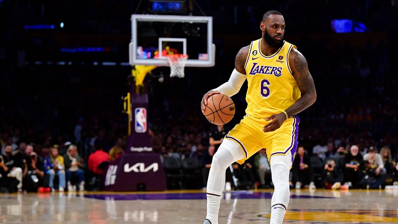 Los Angeles Lakers forward LeBron James. Credit: USA TODAY Sports via Reuters