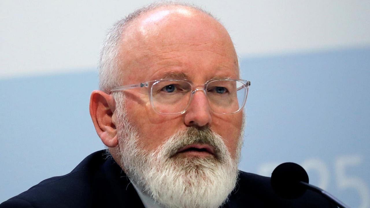 European Commission's climate policy chief Frans Timmermans. Credit: Reuters Photo