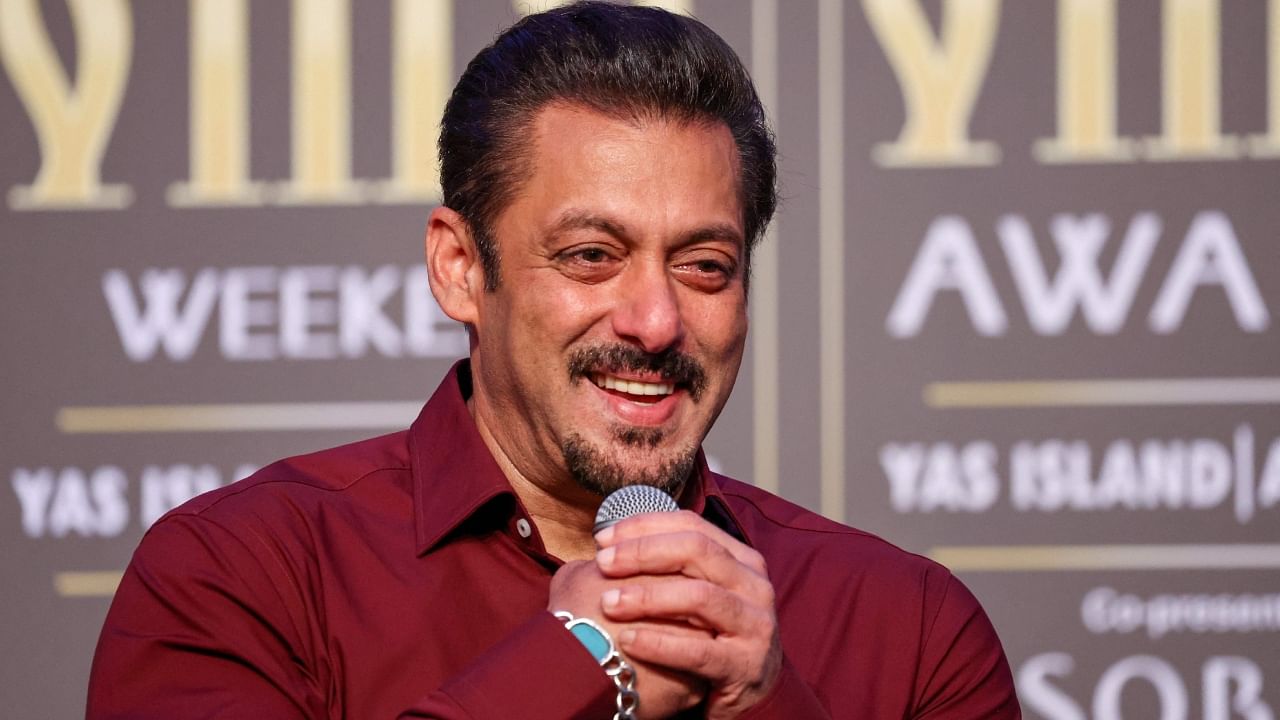 Bollywood actor Salman Khan speaks during a press conference ahead of the 23rd edition of the International Indian Film Academy (IIFA) Awards in Abu Dhabi on May 25, 2023. Credit: AFP Photo