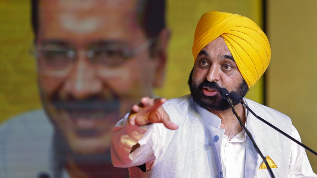 AAP's Bhagwant Mann. Credit: PTI Photo