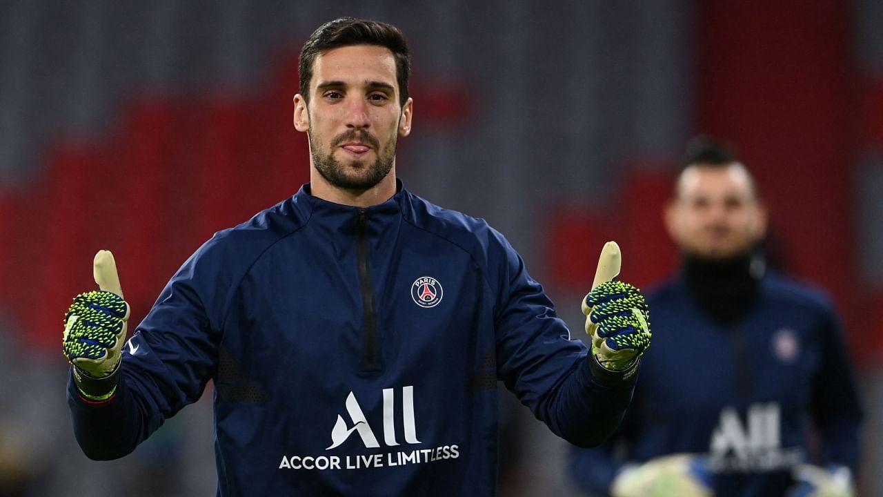 Paris Saint-Germain's Spanish goalkeeper Sergio Rico. Credit: AFP Photo