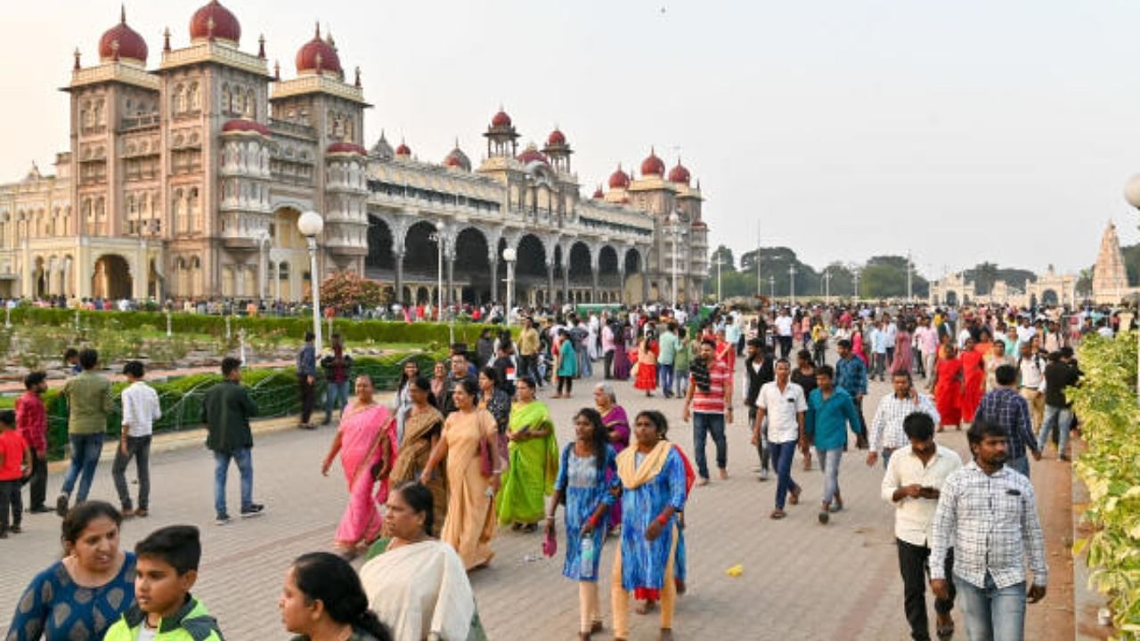 Mysuru Palace. Credit: DH Photo