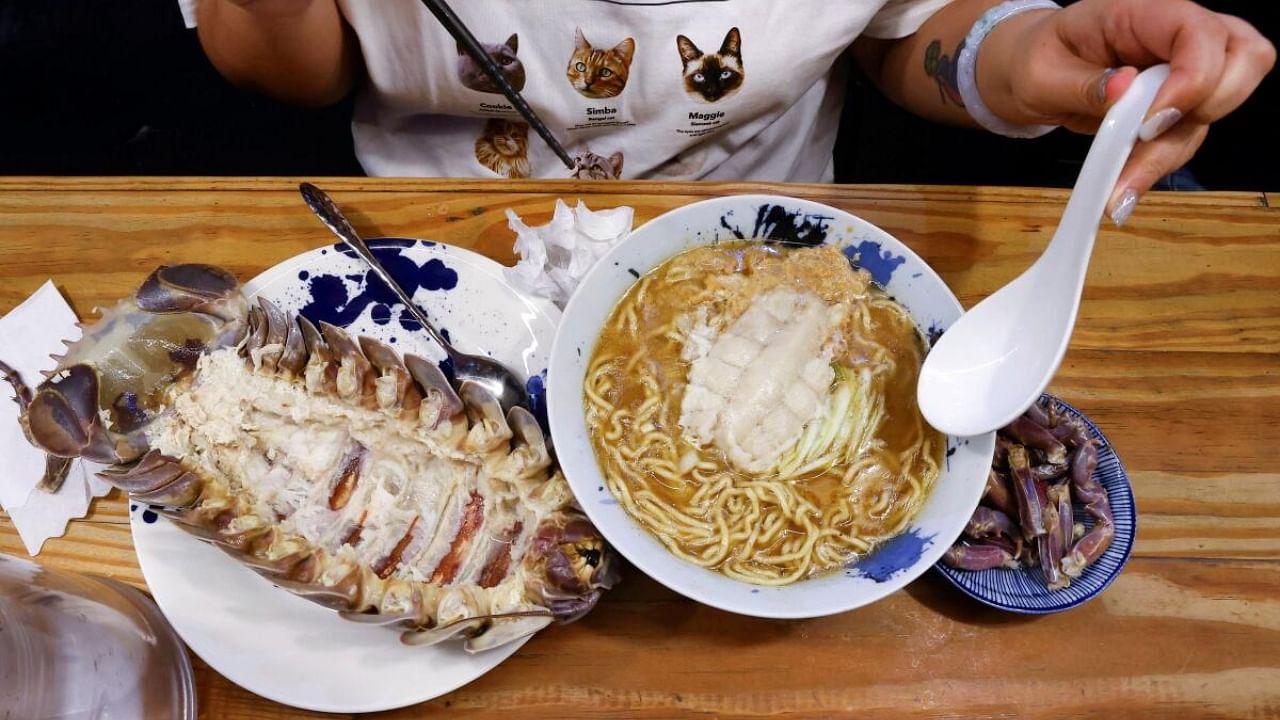 Since the 'The Ramen Boy' launched the limited-edition noodle bowl on May 22, declaring in a social media post that it had "finally got this dream ingredient", more than a 100 people have joined a waiting list to dine at the restaurant. Credit: Reuters Photo