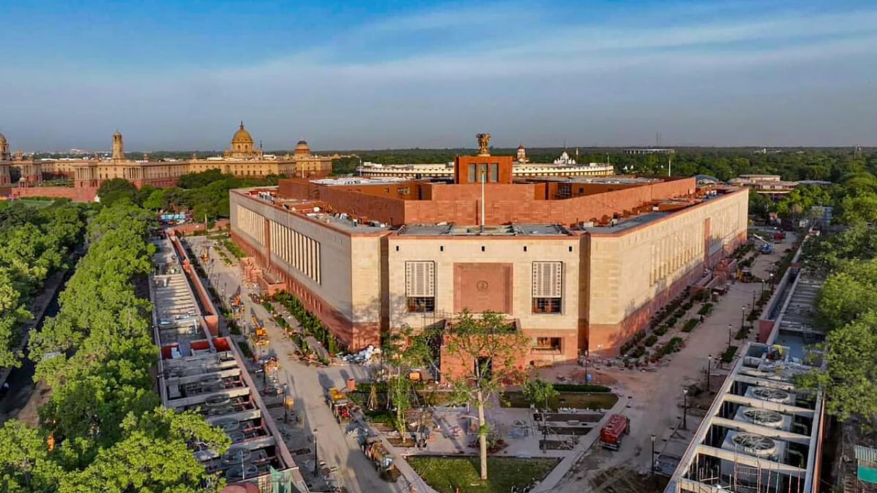 The new Parliament building in New Delhi. Credit: PTI Photo