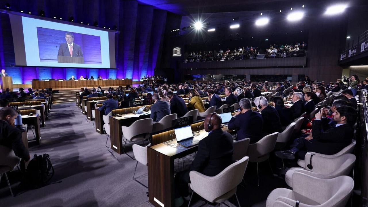 Second session of negotiations for the new global plastics treaty in Paris. credit: Reuters Photo