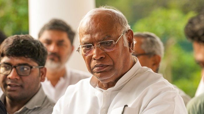 President Mallikarjun Kharge. Credit: PTI Photo