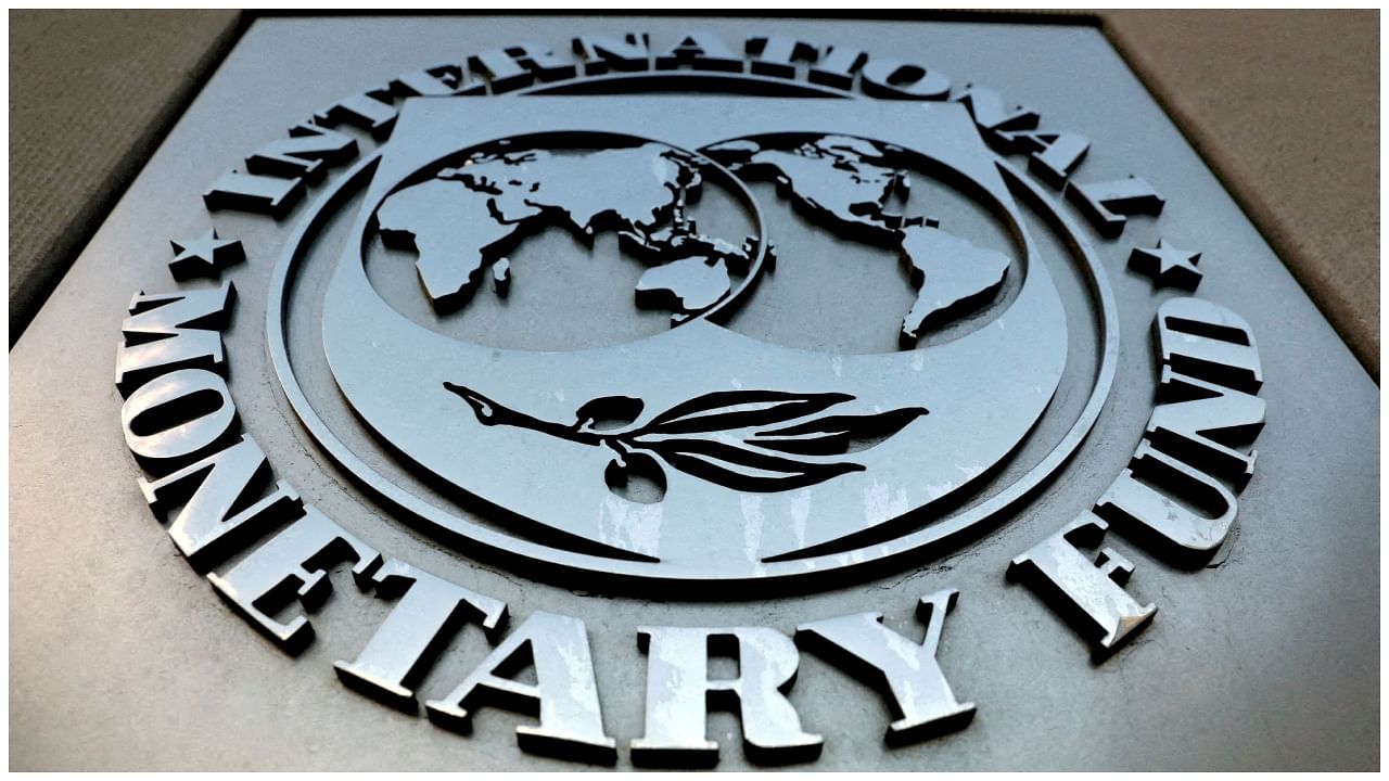 The International Monetary Fund (IMF) logo. Credit: Reuters Photo