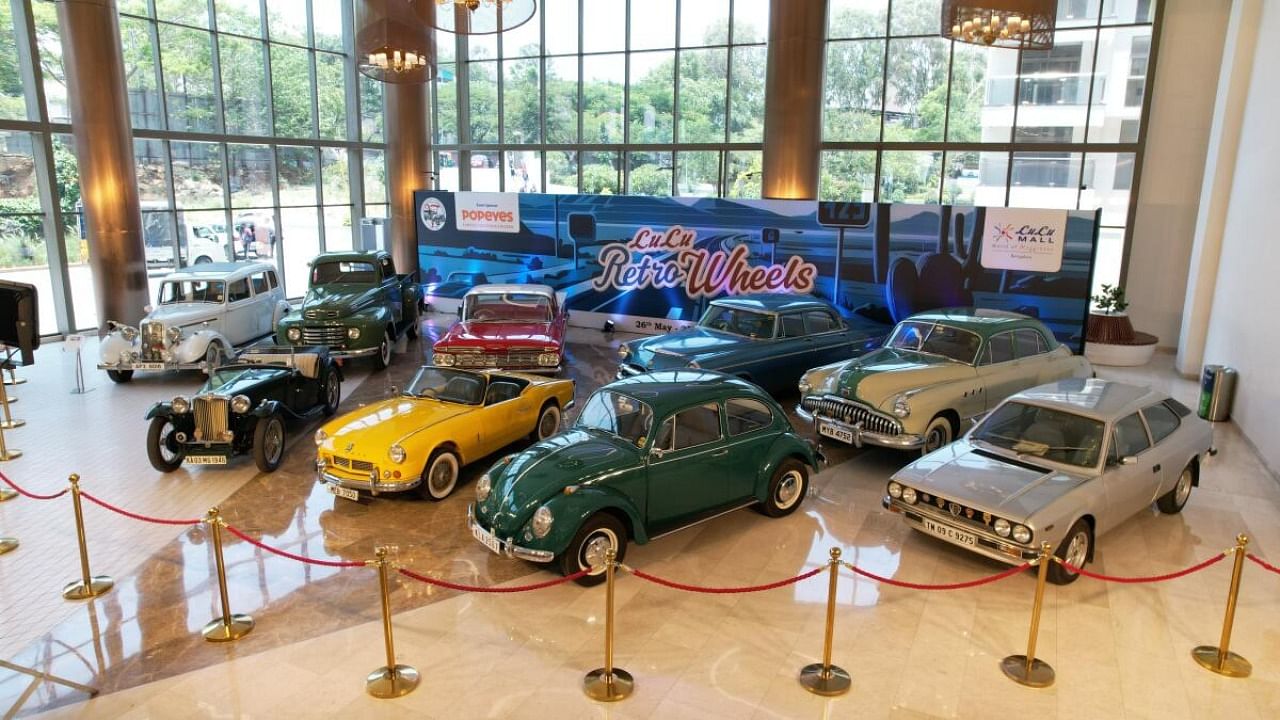 The South Atrium at Lulu Mall becomes a haven for those seeking a glimpse into the golden era of motoring. Credit: Special Arrangement