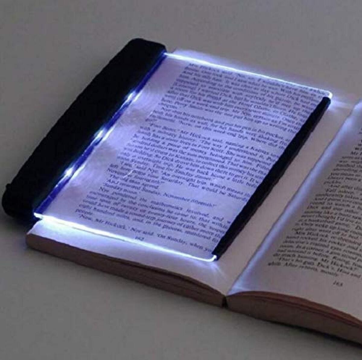 This reading light doubles up as a bookmark.