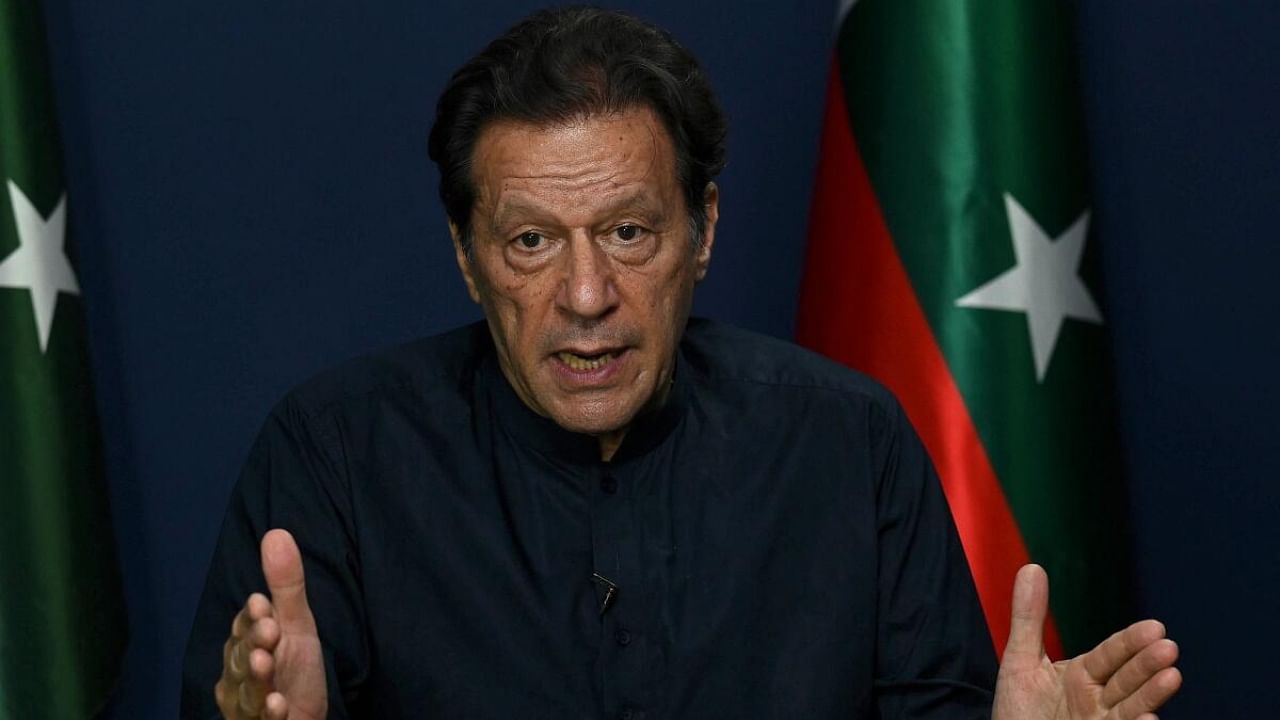 Pakistan ex-PM Imran Khan. Credit: AFP Photo