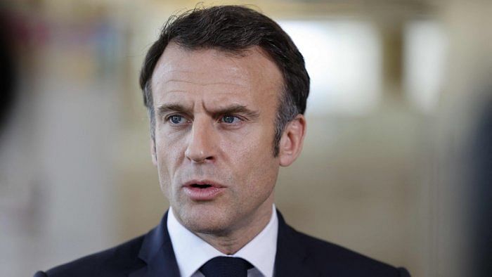 French President Emmanuel Macron. Credit: AFP Photo