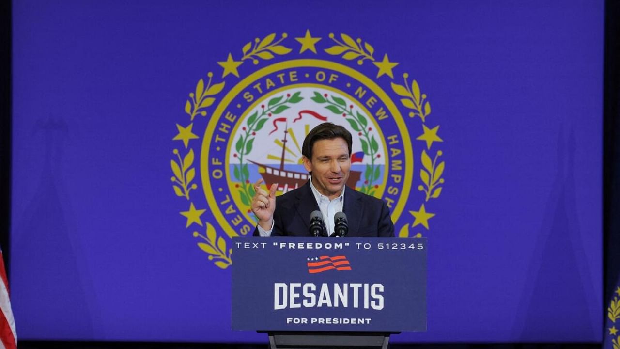 Republican presidential candidate and Florida Governor Ron DeSantis. Credit: Reuters Photo
