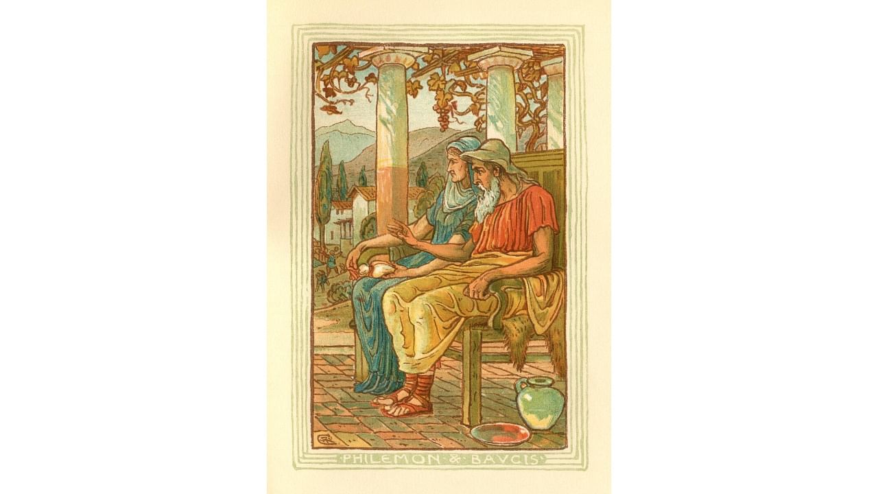 A painting of Philemon and Baucis. Credit: Special Arrangement