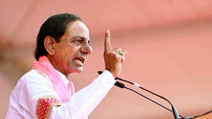 K Chandrasekhar Rao. Credit; IANS Photo