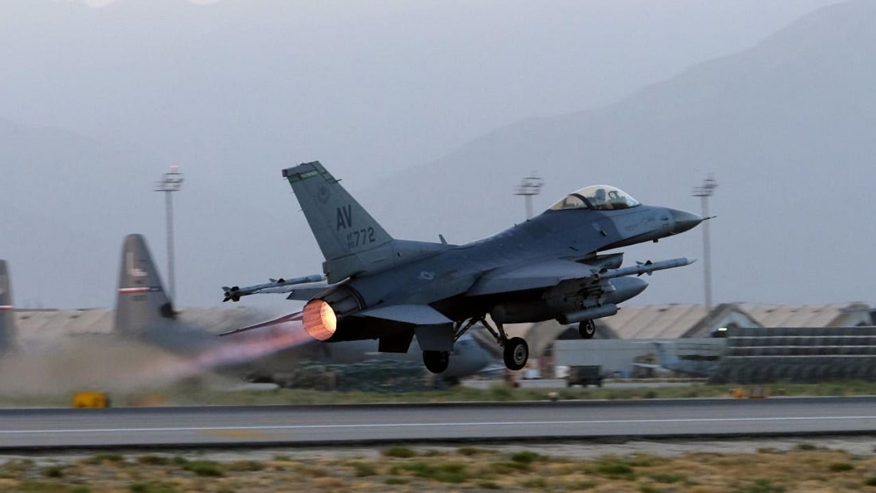 File photo of an US Air Force F-16 Fighting Falcon aircraft. credit: Reuters Photo