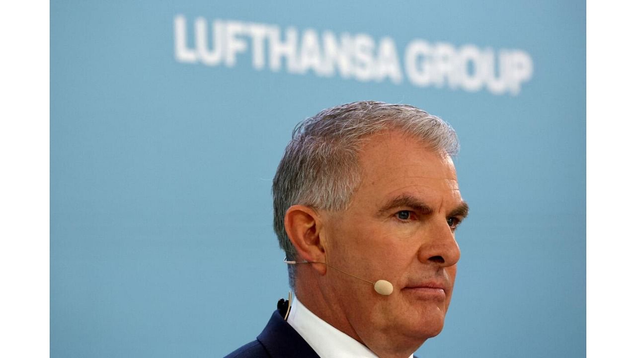 CEO of Lufthansa AG Carsten Spohr. Credit: PTI Photo