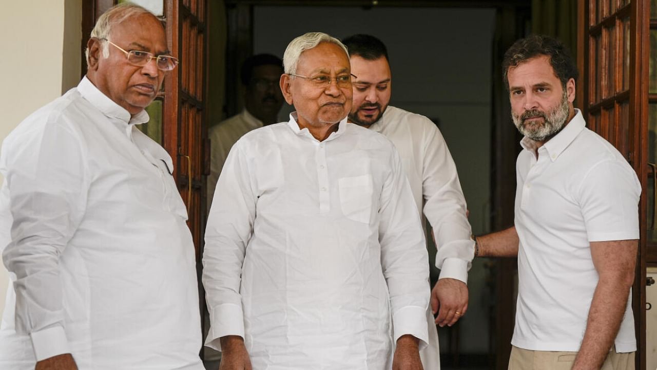 Nitish Kumar has been meeting Opposition leaders across the country in the past few months. Credit: PTI File Photo