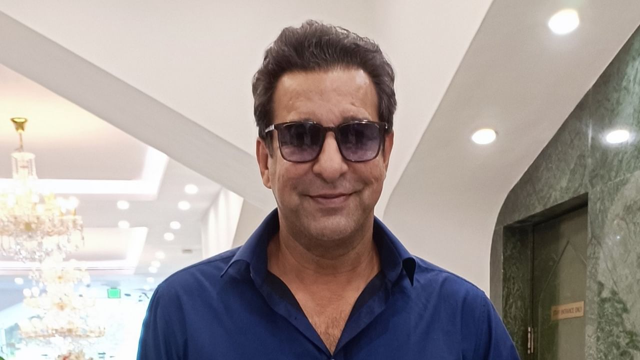 Pakistan legend Wasim Akram. Credit: Twitter/@KarachiKingsARY