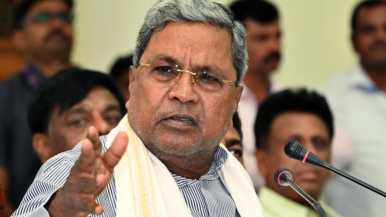 Karnataka CM Siddaramaiah. Credit: DH Photo/Pushkar V