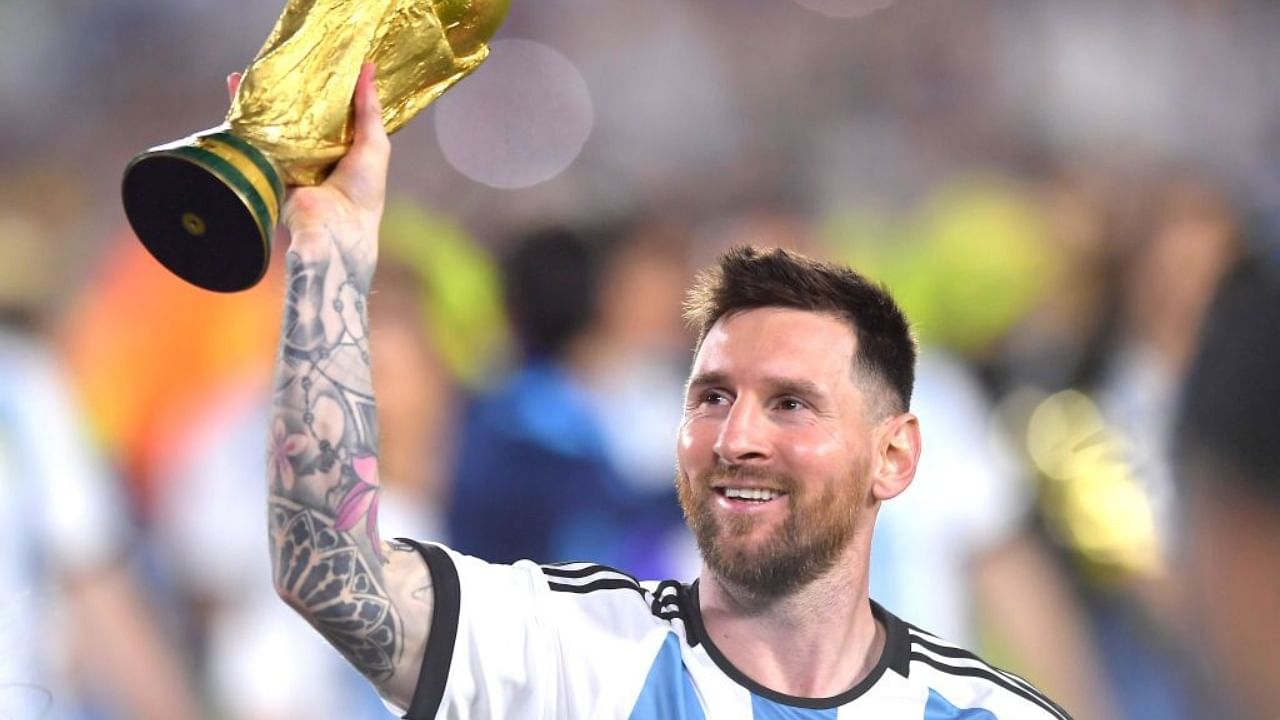 After winning the World Cup in December, Messi has achieved everything in soccer: Ballon d’Or awards, European titles, league titles. Credit: Bloomberg