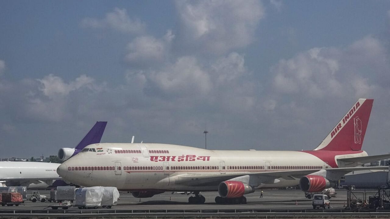 Air India plane in Mumbai. Credit: PTI Photo