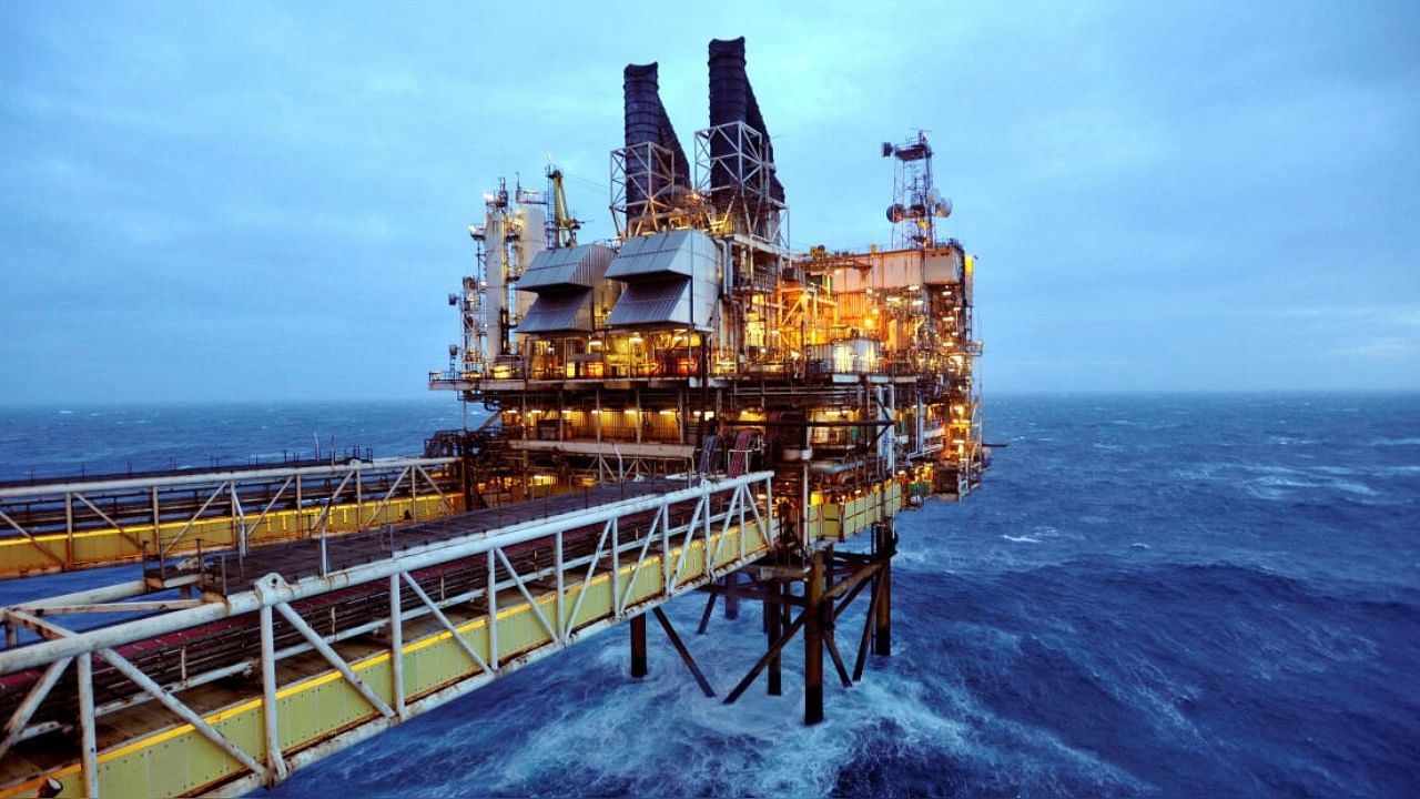 Oil drilling in the North Sea. Credit: Reuters Photo