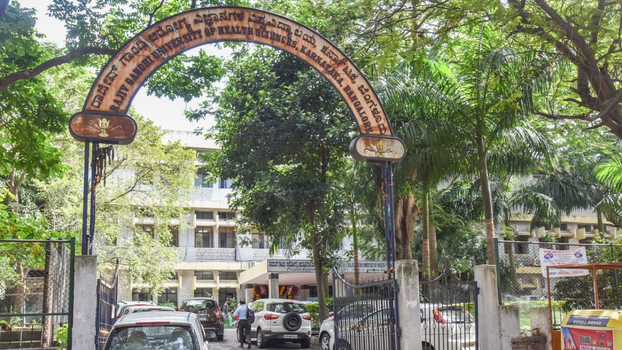 Rajiv Gandhi University of Health Sciences(RGUHS), Karnataka. Credit: DH Photo